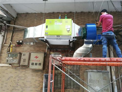 珠海烤肉店抽油烟机维修安装厨房排烟设备韩式自助烤肉店上排烟机