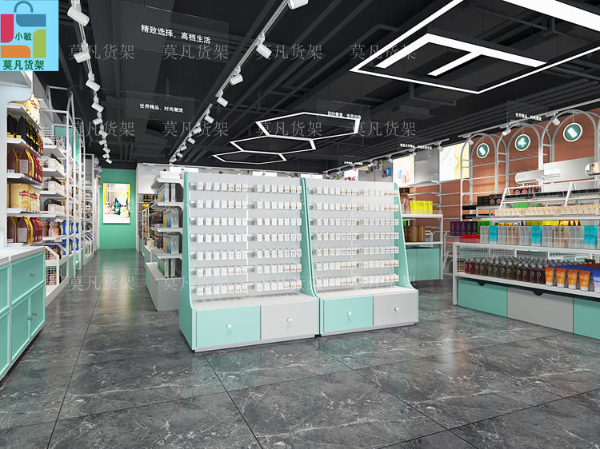 莫凡货架厂家联系方式-渭南新款小饰品流水台货架布局形象设计