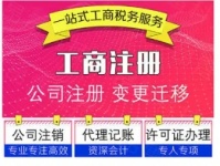 上海企业服务·上海办营业执照、代理记账、注销公司注销吊销减资变更许可证