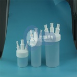 厂家直销PFA三颈平底烧瓶500ml四氟反应瓶透明可视耐腐蚀