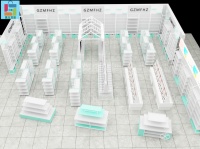 爆品文创潮玩店道具-陕西文创潮玩店道具-莫凡货架道具厂家