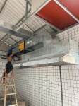 深圳烤肉店安装伸缩管上排烟设计抽油烟机油烟净化器维修设备