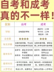 南通学历提升学习靠不靠谱  自考与成考真的不一样