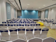 南海庆功仪式舞台桌椅灯光音响设备出租年会晚会桁架背景围餐桌椅