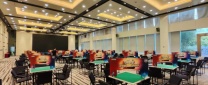 展览展示会议背景墙特装木质异型门头展位展台搭建TRUSS架LED屏桌椅音响灯光