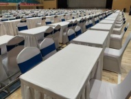 玉林市博白县舞台桁架搭建桌椅租赁道旗租赁