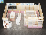 组装式文具店精品货架如何陈列-莫凡货架整店输出