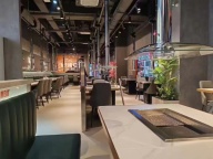 深圳宝安区烧烤店韩式自助烤肉店上排烟管道饭店酒店厨房排风排烟设备安装维修